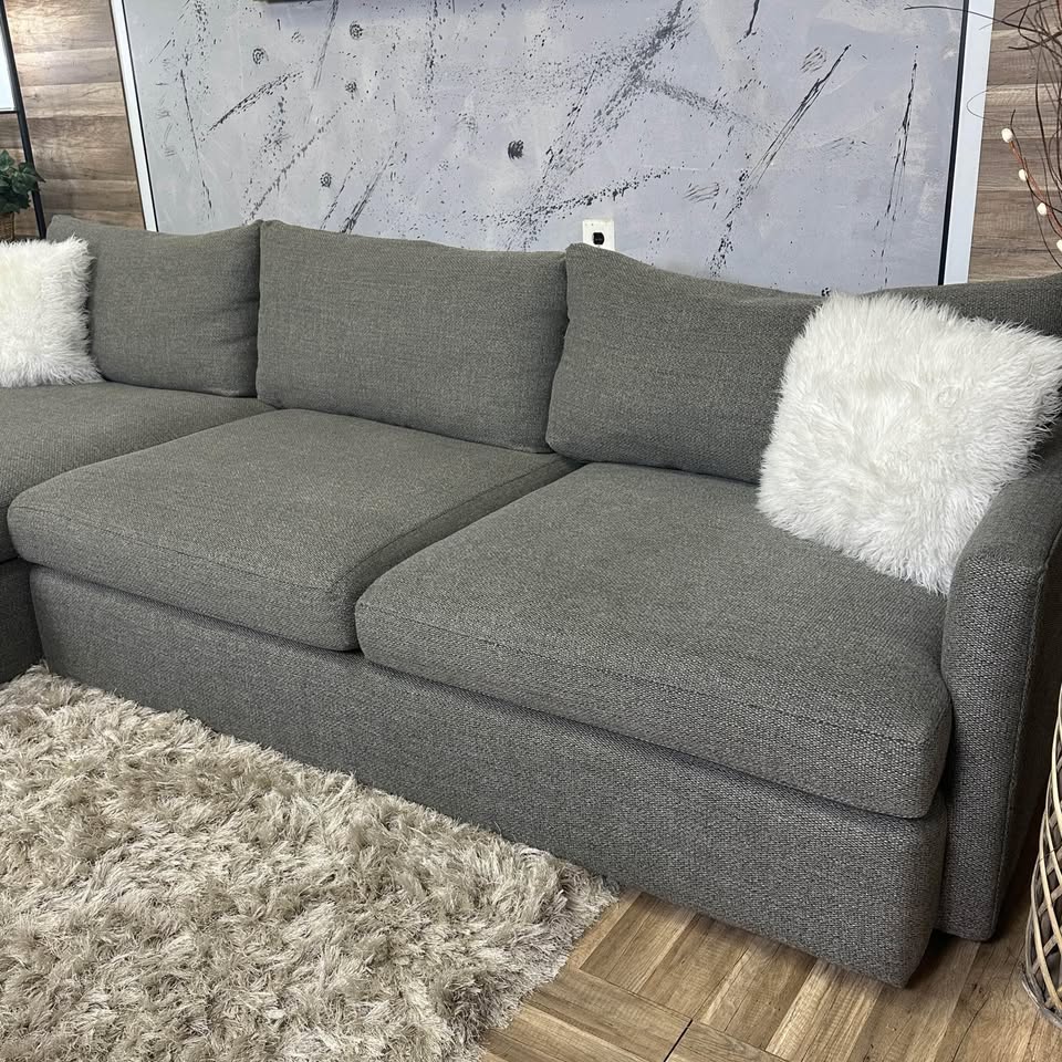 Crate & Barrel Deep Lounge Sectional