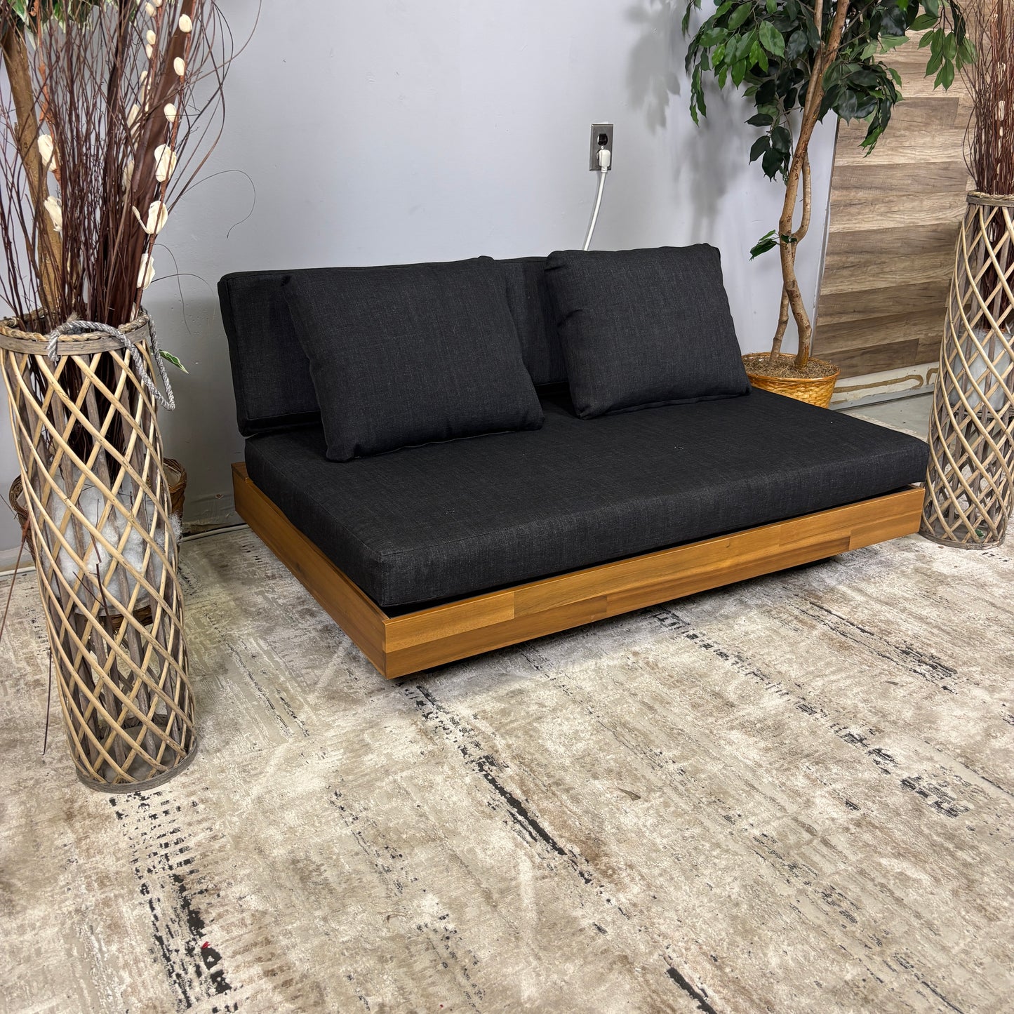 (Brand New) Article Lubek 50" Outdoor Loveseat