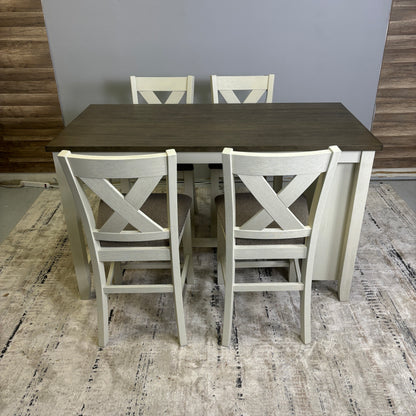 Counter Height Dining Table w/ Side Storage