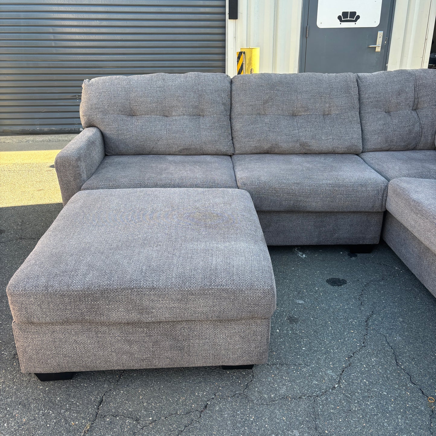 Cozy Sectional with Ottoman