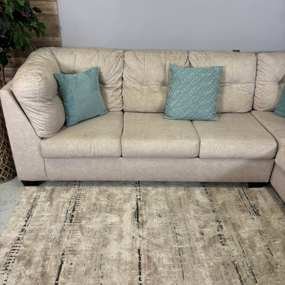 (Like New) Beige Ashley’s Pitkin Sectional