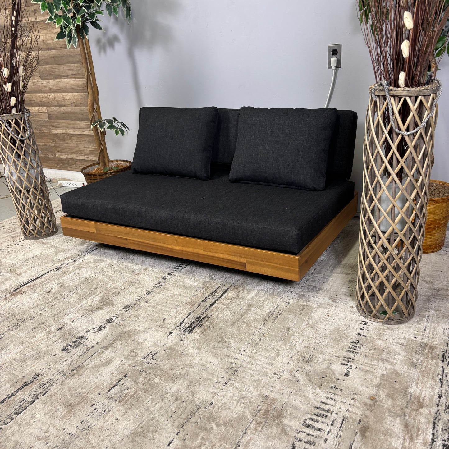 (Brand New) Article Lubek 50" Outdoor Loveseat