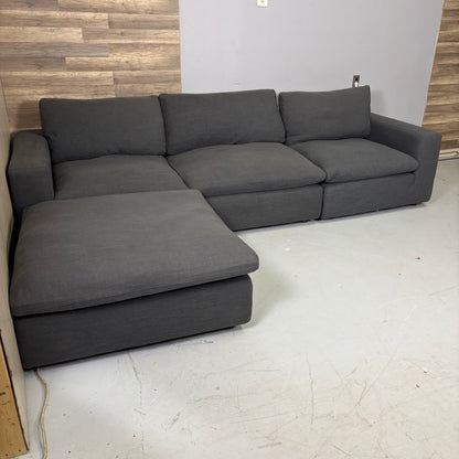 Down Filled Feather Sectional Couch